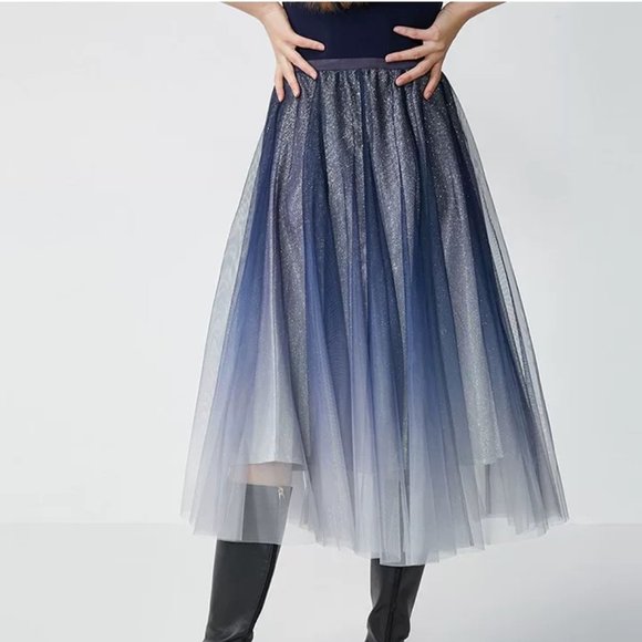 Brand New Double-layer sequined sparkle tulle skirt. All sizes. Never worn. - Picture 3 of 5